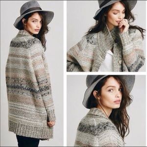 Free People starlight shadow cardigan